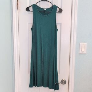 Old Navy Dark Green Sleeveless Dress
